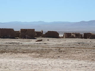 Ruínas no deserto de Atacama Chile