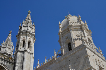 Fototapeta na wymiar Jeronimos Monastery in Lisbon Portugal 8