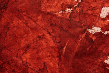 grunge abstract background painted in colors resembling blood