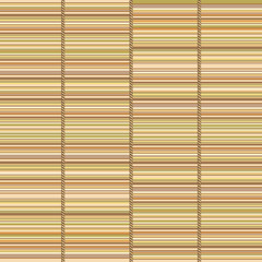 Vector illustration. Bamboo mat rug texture. Seamless pattern.