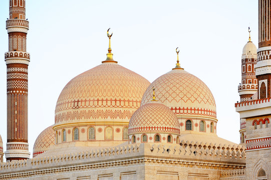 Al-Saleh mosque in the Sanaa, capital of Yemen