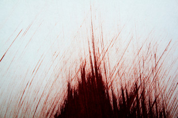 grunge abstract background painted with flowers resembling blood