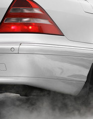 Fototapeta premium Car in winter