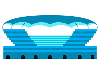 Isolated soccer stadium icon. Vector illustration design