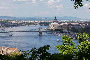 Fototapeta na wymiar View on wonderful Budapest