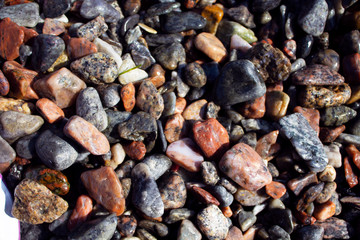 background of sea stones