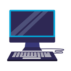 Fototapeta premium computer keyboard on white background