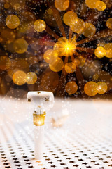 Golden whistle, for new  year