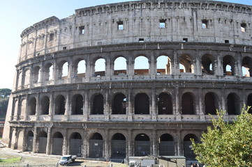Fototapeta na wymiar Colosseum in Rome. Journey to Italy.