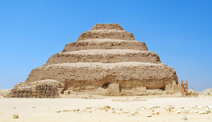 Sakkara pyramid in Cairo