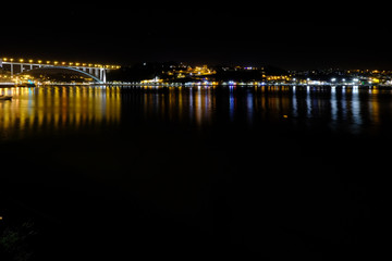 Night view of Porto, Portugal