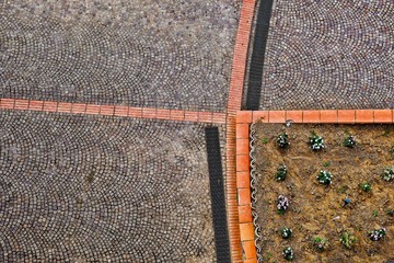 jardin vue d'en haut
