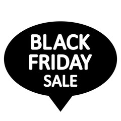 Black friday sign.