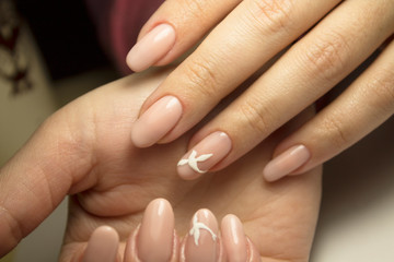 Beautiful manicure design