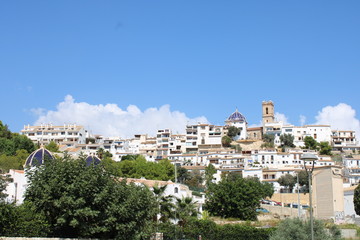Fototapeta premium view of Altea spain