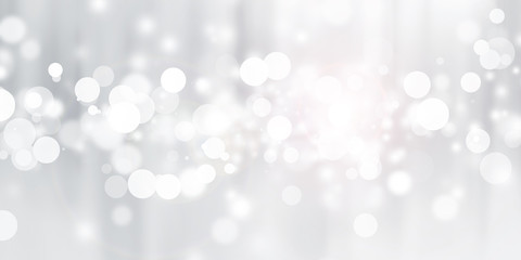 white blur abstract background. bokeh christmas blurred beautiful shiny Christmas lights