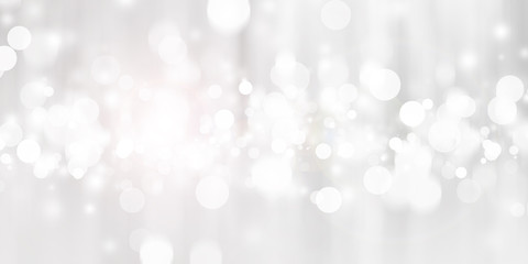 white blur abstract background. bokeh christmas blurred beautiful shiny Christmas lights
