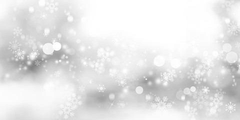 white blur abstract background. bokeh christmas blurred beautiful shiny Christmas lights