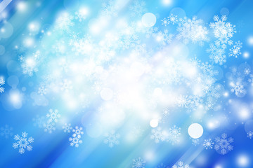 white blue sparkle spotlight with circle silver light on blue backdrop.