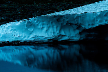 Svelgabreen glacier is one of the many tongues of the large Folgefonna glacier