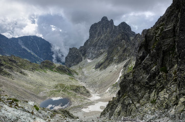 Obraz premium mountain landscape with lake