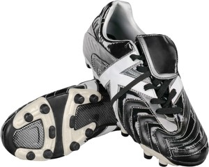 Black and White Football shoes, Isolated