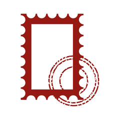 postage stamp template