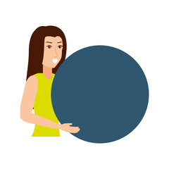 young athletic woman practicing pilates