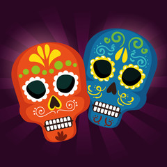 skulls tradition to day of the dead event