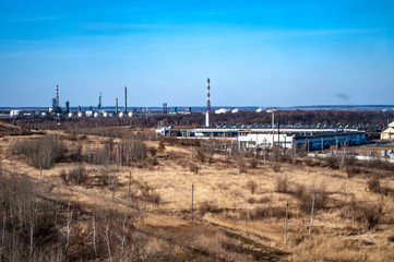 Fototapeta na wymiar Chemical industry plant