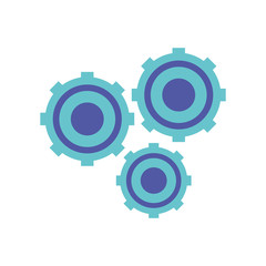 gears machinery isolated icon