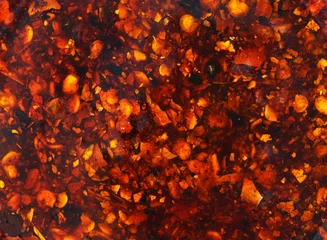 Keuken spatwand met foto Red chili sauce © Feng Yu
