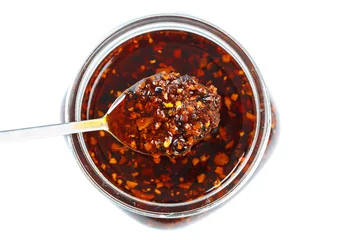 Cercles muraux Piments forts sauce chili rouge