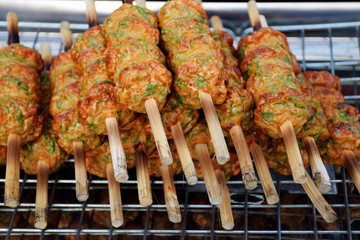 Grilled Fish Cake Thai food