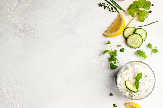 Tzatziki Sauce In Bowl