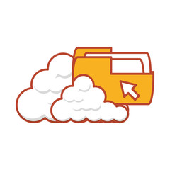 file folder isolated icon