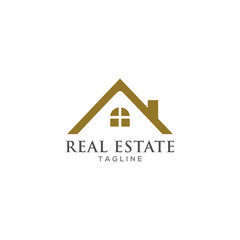 real estate logo design vector