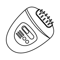 depilator machine electric icon