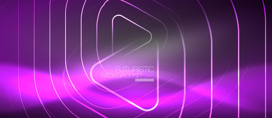 Vector neon color abstract background