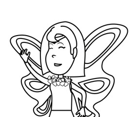 girl in halloween character costume