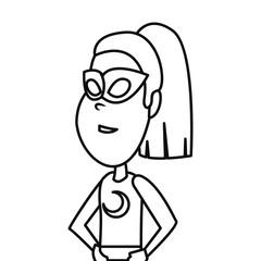 girl in halloween character costume