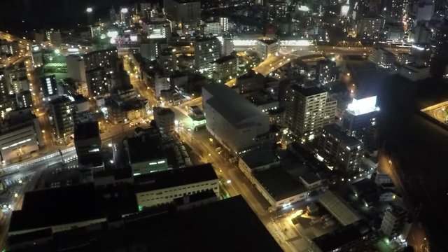 city night time lapse