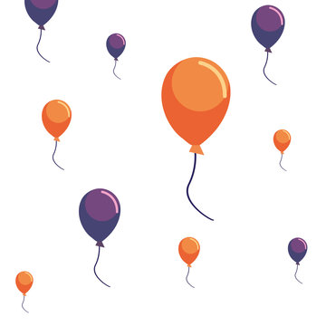 party balloons decoration background
