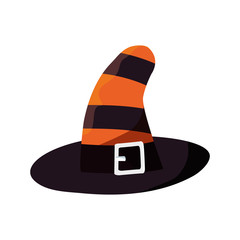 witch hat on white background