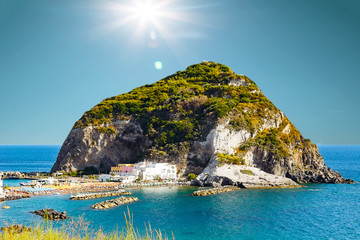 View of Sant Angelo, Ischia island Italy