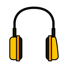 industrial safety earphones icon