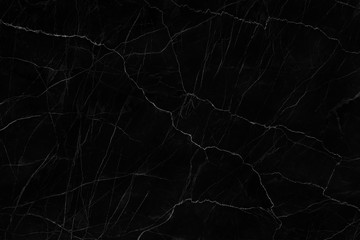 Black marble natural pattern for background, abstract black and white