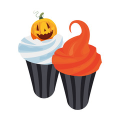 halloween sweet cupcake