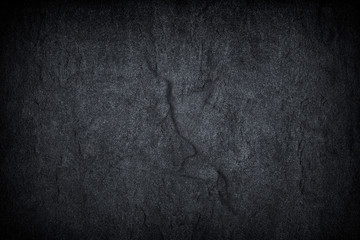 Dark grey black slate background or texture