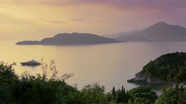 Beautiful view of the sea bay - Montenegro